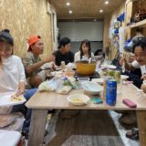 家族交流の食事会を開きました