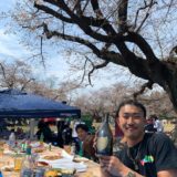 会社のメンバーや家族とお花見会を開催しました♪@光が丘公園