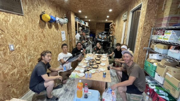 マグロを釣ってからのマグロパーティーをやりました♪